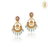 Spring-Summer-2025-Statement-Gold-Satlada-Set-with-Emerald-Drops-4
