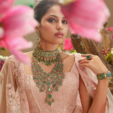 Fiona-Spring-Summer-'24-Fiona-Emerald-Layered-Heritage-Statement-Necklace-1