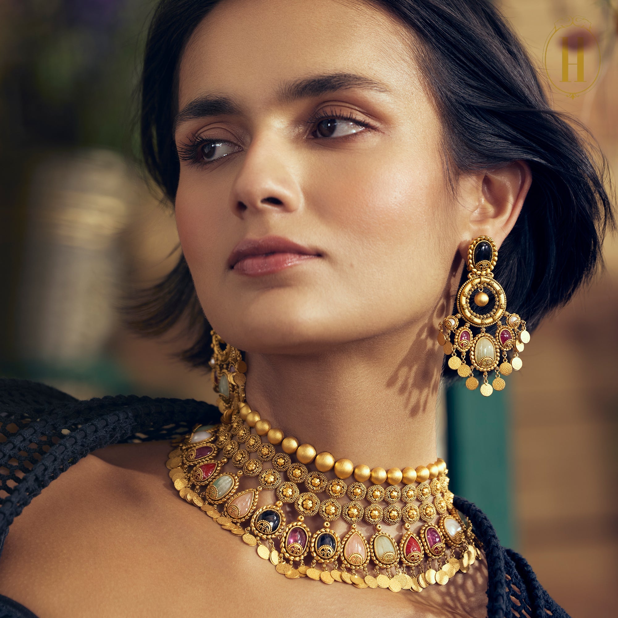 Spring-Summer-2025-Navratna-Gold-Necklace-Set-2