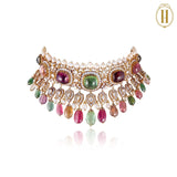 Fiona-Spring-Summer-'24-Fiona-Tourmaline-Choker-Necklace-Set-with-Pearls-3