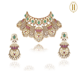 Fiona-Spring-Summer-'24-Fiona-Uncut-Diamonds-Bridal-Choker-Necklace-Set-3
