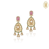 Spring-Summer-2025-Cascading-Tourmaline-Polki-Necklace-Set-4