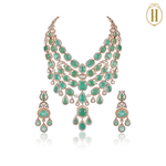Fiona-Spring-Summer-'24-Fiona-Emerald-Layered-Heritage-Statement-Necklace-3