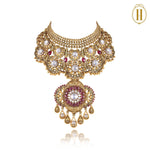 The-Vintage-Voyage-Exquisite-Bridal-Gold-Necklace-set-with-Tourmalines-3