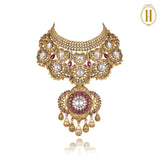The-Vintage-Voyage-Exquisite-Bridal-Gold-Necklace-set-with-Tourmalines-3
