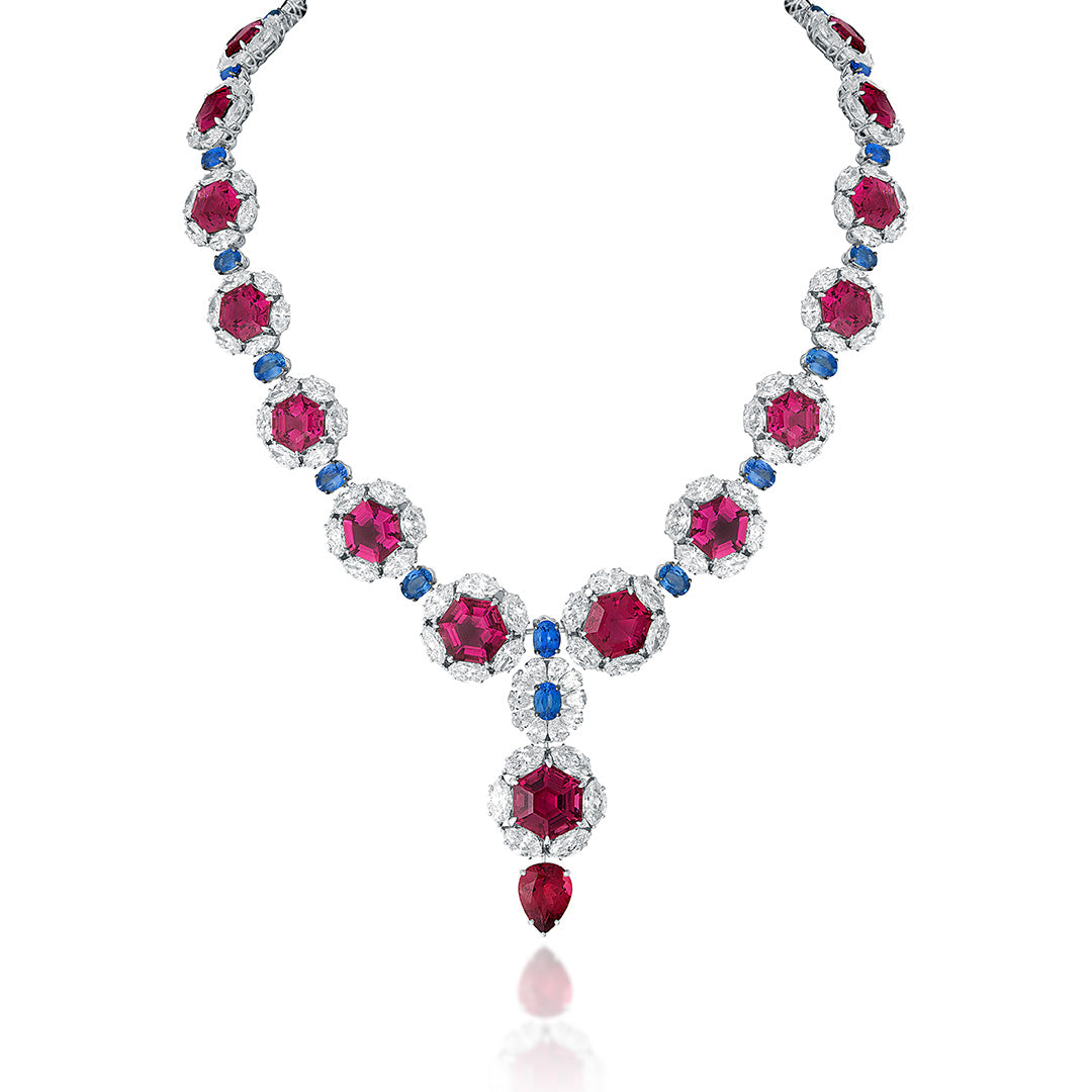 Facets-Rubellites-And-Blue-Sapphires-Necklace-Set-4