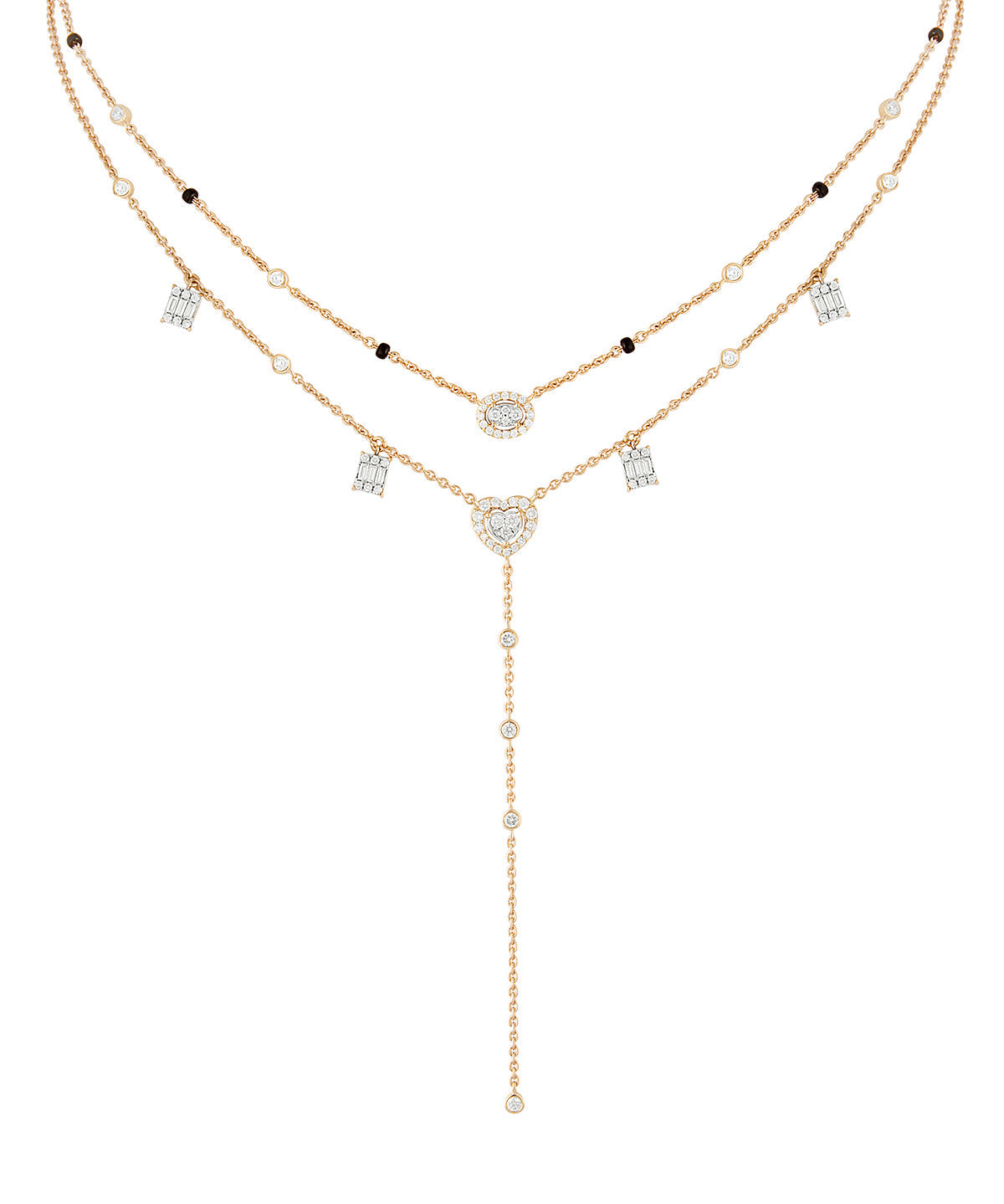 The Heart Lariat Zoori Mangalsutra