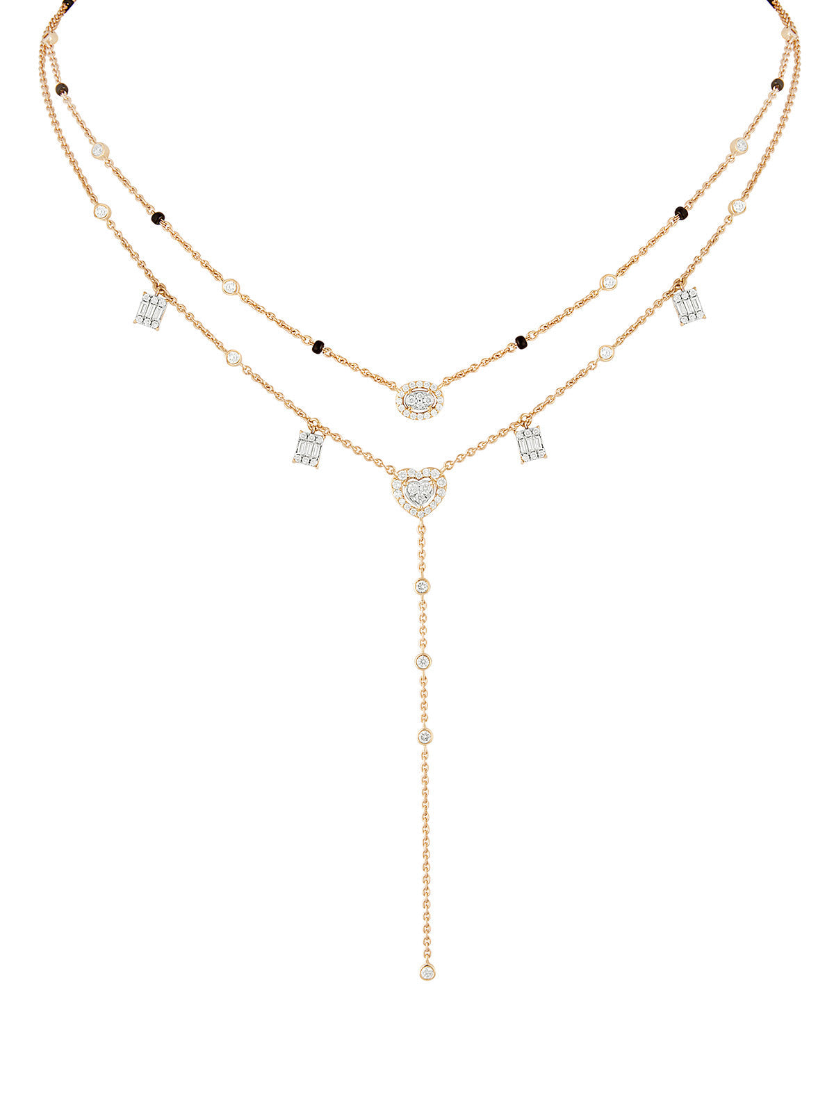 The Heart Lariat Zoori Mangalsutra