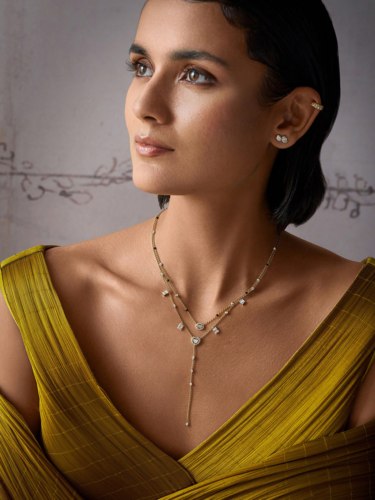The Heart Lariat Zoori Mangalsutra