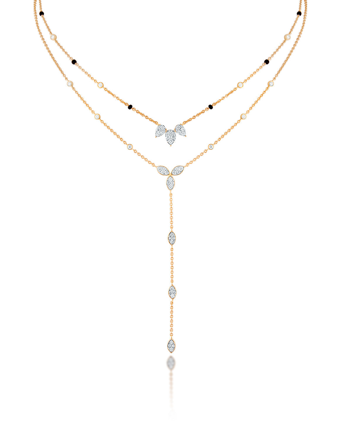 The Petal Lariat Zoori Mangalsutra