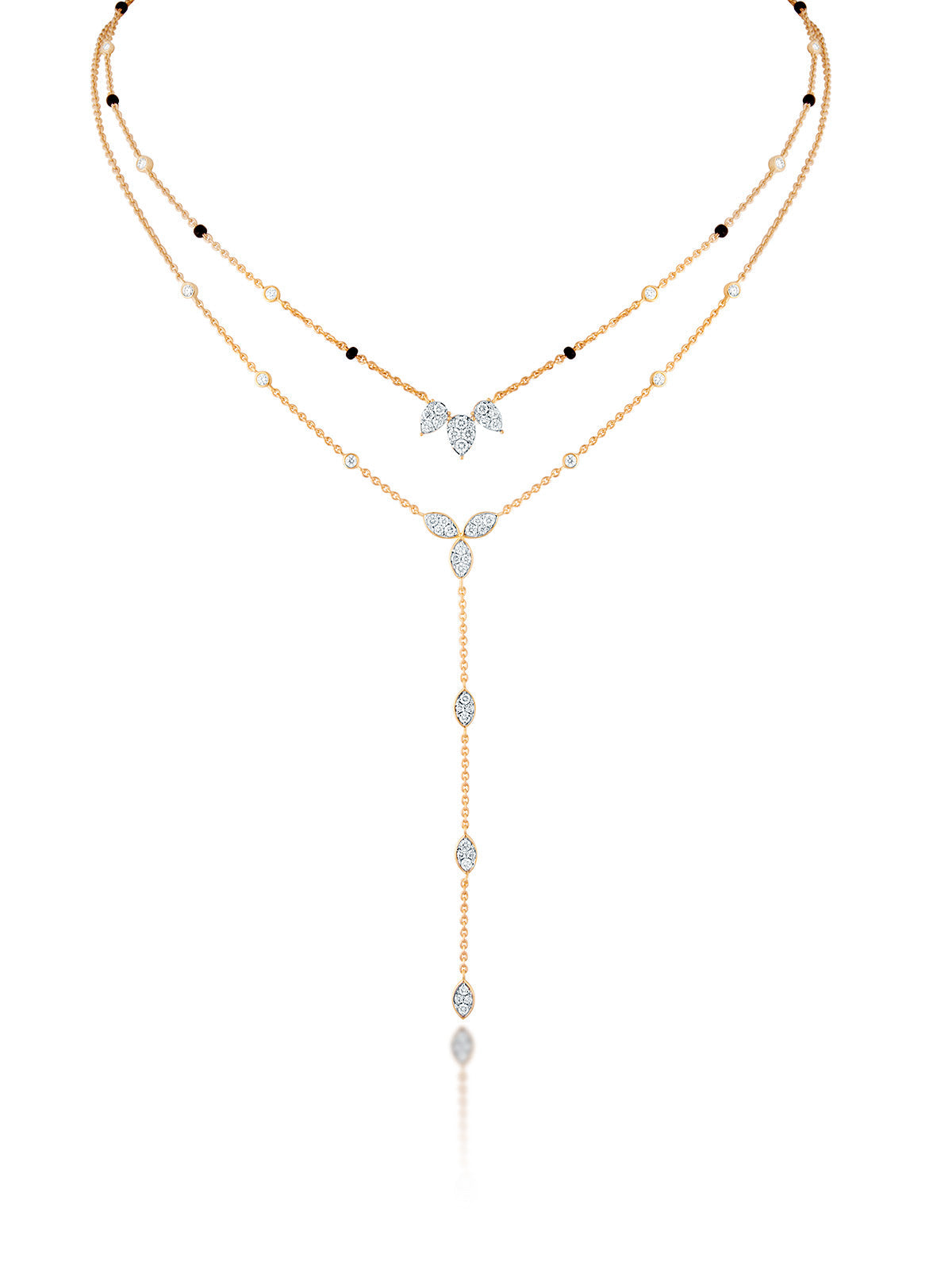 The Petal Lariat Zoori Mangalsutra