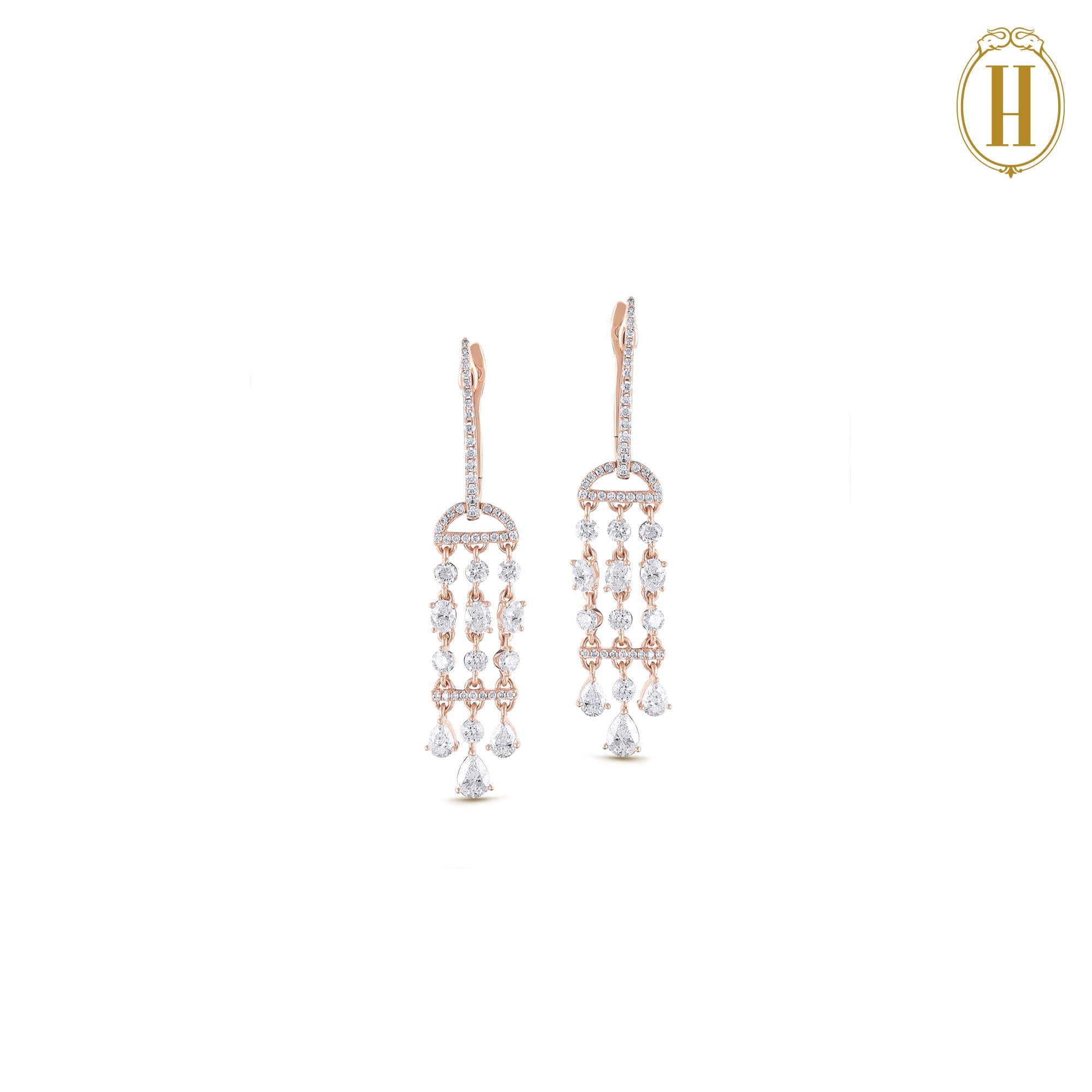 diamond earring set