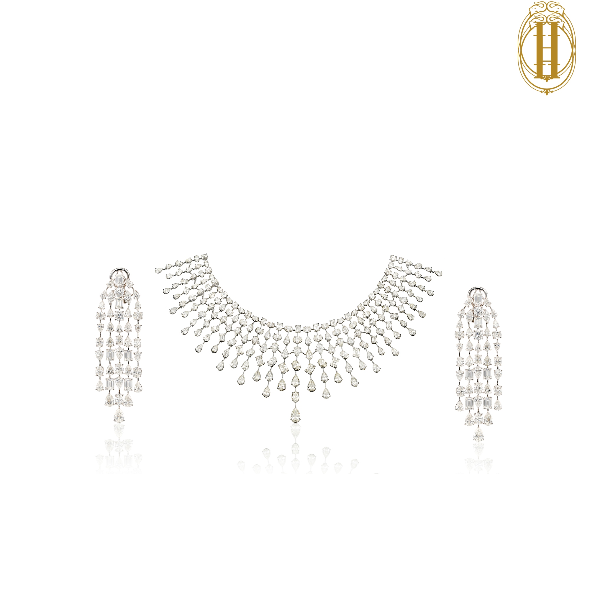 diamond necklace set 