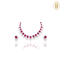Legacy-Collection-Legacy-Diamond-and-Ruby-Florets-Necklace-Set-1