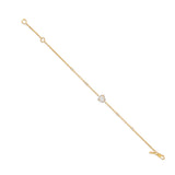 Zoori Diamond Heart Bracelet