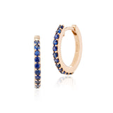 Zoori Sapphire Hoops