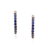 Zoori Sapphire Hoops